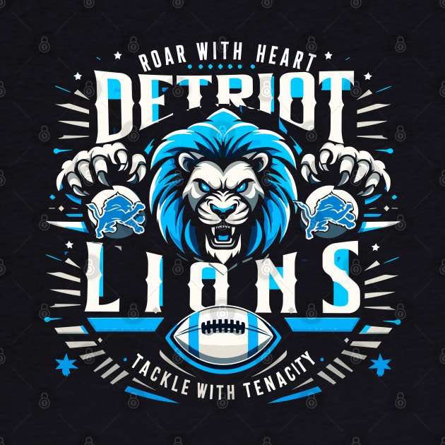 detriot lions by AOAOCreation